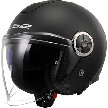 Helma na motorku LS2 Helmets LS2 OF620 CLASSY SOLID MATT BLACK-06 - XXL