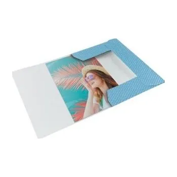 Archivační box Esselte desky na dokumenty Esselte Colour Breeze, kartonové, svěží modrá