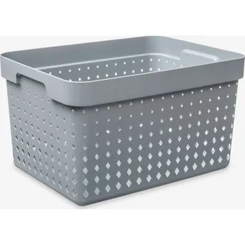 Úložný box SEOUL L šedý košík