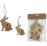 Pro Háčkování Dekorace zajíc 2 ks