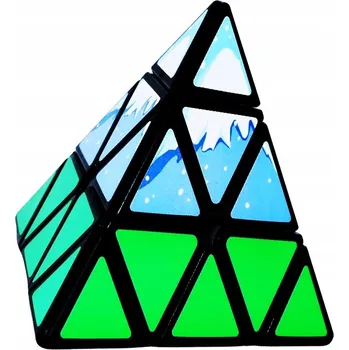 Hlavolam ORIGINÁLNÍ KOSTKA QiYi Snow Mountain Pyraminx 3x3x3 + STOJÁNEK