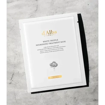 Pleťová maska d'Alba - White Truffle Nourishing Treatment Mask - Vyživující pleťová maska s bílým lanýžem 1ks/25ml