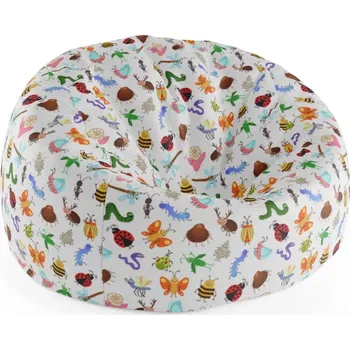 Sedací pytel Sablio Sedací vak Cocoon Hmyz - 115 x 75 cm x 45 cm - Sablio