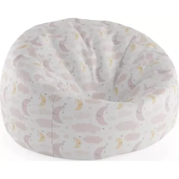 Sedací pytel Sablio Sedací vak Cocoon Měsíčky - 115 x 75 cm x 45 cm - Sablio