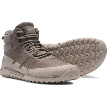 Dámská sportovní obuv XERO Scrambler Trail Mid WP Women - dámská trailová voděodolná turistická barefoot obuv Morel Pure Cashmere (Scrambler Trail MID WP WOMEN) 41