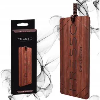 Vůně do auta Dřevěný Závěsný Osvěžovač Vzduchu do Auta Fresso Dark Delight