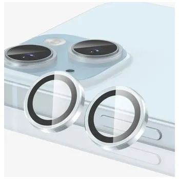 Unicorno ochranné sklo fotoparátu s aplikátorem iPhone 14, 14 PLUS light blue