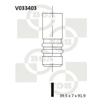 Ventil motoru Sací ventil BGA V033403