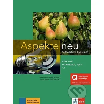 Německý jazyk Aspekte neu C1 – Hybride Ausgabe – Lehr./Arbeitsbuch Teil 1 + MP3 allango.net + Lizenz (24 Monate) - Klett Klett