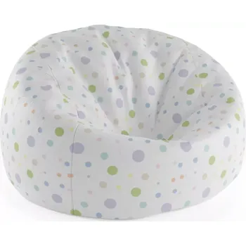 Sedací pytel Sablio Sedací vak Cocoon Barevné puntíky - 115 x 75 cm x 45 cm - Sablio