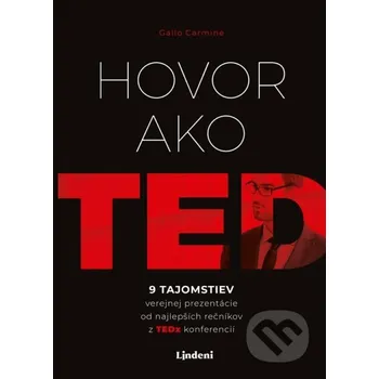 Kniha Hovor ako TED - Carmine Gallo Lindeni