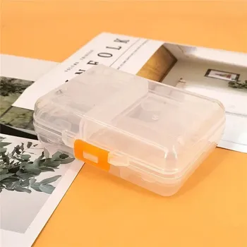 Krabička na léky s přihrádkami | Cestovní lékovka, rozdělovač léků - Průhledný