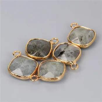 Přívěsek 2-5 ks Přívěsek přírodní kámen na řetízek | přívěsek, šperk - 19 Labradorit , 5 kusů