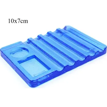 Kosmetický štětec Akrylový stojánek na štětce | držák štětců, organizér na štětce - Modrý