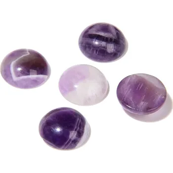 Přírodní kámen Kulatý přírodní kámen | dekorační minerál 10 ks - vysněný ametyst , 8 mm