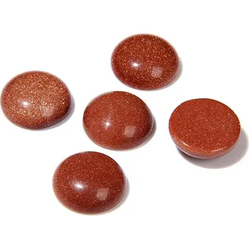 Přírodní kámen Kulatý přírodní kámen | dekorační minerál 10 ks - Zlatý pískovec , 6 mm