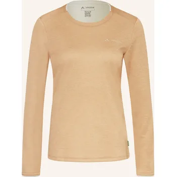 Vaude Dámské Tričko S Dlouhým Rukávem Essential, béžová, 42