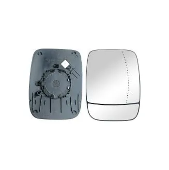 Auto zrcátko Sklo pravého zpětného zrcátka RENAULT TRAFIC | 2014-2021 | nevyhřívané | chromové | asférické | VIEW MAX |