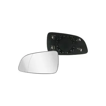 Auto zrcátko Sklo levého zpětného zrcátka OPEL ASTRA H | 2003-2007 | vyhřívané | chromové | asférické | VIEW MAX |