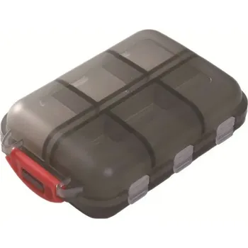 Lékovka Cestovní krabička na léky vodotěsná a přenosná | Organizér na pilulky, dávkovač léků - Šedá