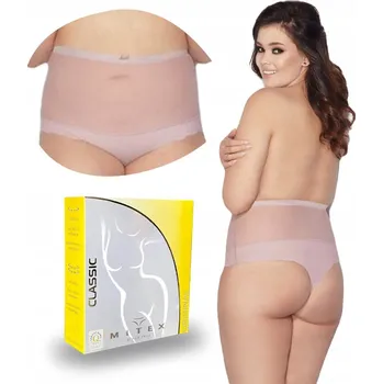 Kalhotky Tanga Mitex Tanga Low Pink 3XL
