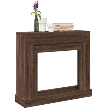 Krbová obestavba betonově šedá 100x30x87,5 cm kompozitní dřevo