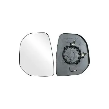 Auto zrcátko Sklo levého zpětného zrcátka CITROËN BERLINGO | 2008-2012 | vyhřívané | chromové | vypouklé | VIEW MAX |