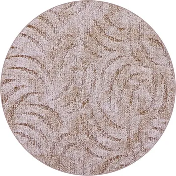 Koberec Kusový koberec Scroll béžový kruh, 400x400 (průměr) kruh, béžová, obývací pokoj, AladinWorld Expres - 1 rok na vrácení + DOPRAVA ZDARMA k Vám i zpět