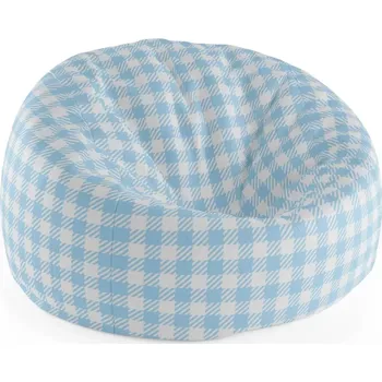 Sedací pytel Sablio Sedací vak Cocoon Čtvercový vzor - 115 x 75 cm x 45 cm - Sablio