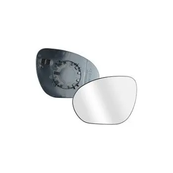 Auto zrcátko Sklo levého zpětného zrcátka NISSAN JUKE | 2010-2014 | nevyhřívané | chromové | vypouklé | VIEW MAX |