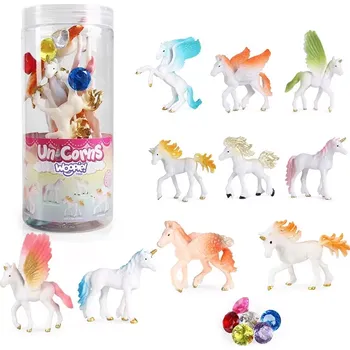 Sada figurek jednorožců 16 ks WOOPIE