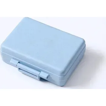 Krabička na léky s přihrádkami | Cestovní lékovka, rozdělovač léků - Modrý