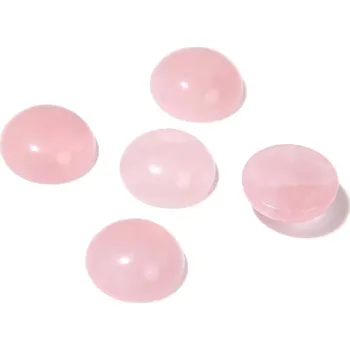 Přírodní kámen Kulatý přírodní kámen | dekorační minerál 10 ks - Rose Quartz , 8 mm
