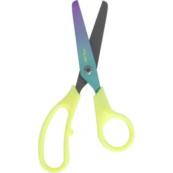 ŠKOLNÍ NŮŽKY pro DĚTI žluté 13,4 cm Malé Kancelářské Milan KRÁSNÁ BARVA