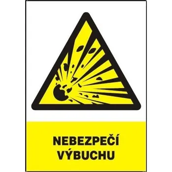 Nebezpečí výbuchu 210x297 mm - plast
