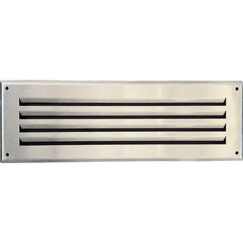 Větrací mřížka Ventilační mřížka nerez lamelová NLM 300x100 mm