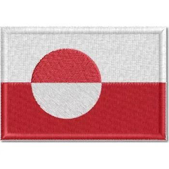 Nášivka Pelisport Nášivka Grónská vlajka 6 x 4 cm