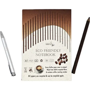 SMLT Art Sešit ECO Coffee paper A5 - 48 listů