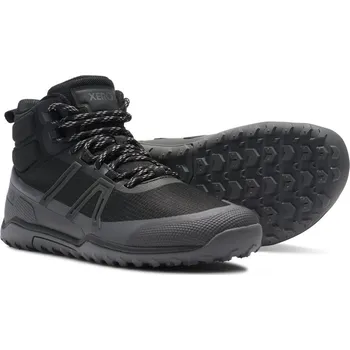Dámská treková obuv XERO Scrambler Trail Mid WP Women - dámská trailová voděodolná turistická barefoot obuv Black Asphalt (Trail Mid WP Women) 36,5