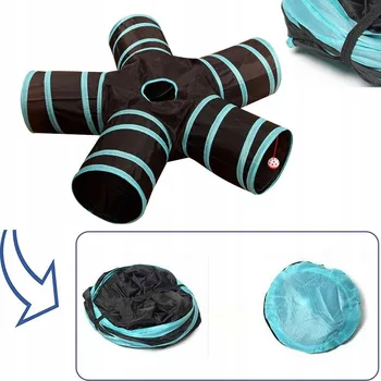 Hračka pro kočku 5cestný tunel pro kočky Hračka tunel pro pro kočky Skládací tunel