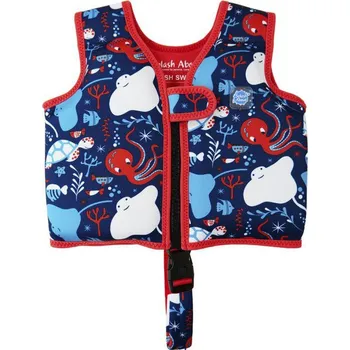 Plovací vesta Splash About Dětská plovací vesta Go Splash s bezpečnostním páskem Vodní svět Vel. L (4-6 let)
