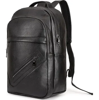 Městský batoh Humerpaul kožený batoh Harry Černý 22L Humerpaul 97k-cube