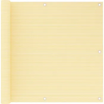 Stínicí technika Balkonová zástěna béžová 120 x 500 cm HDPE
