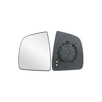Auto zrcátko Sklo levého zpětného zrcátka FIAT DOBLO (152-263) | 2010-2014 | vyhřívané | chromové | vypouklé | VIEW MAX |