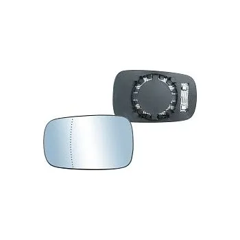 Auto zrcátko Sklo levého zpětného zrcátka RENAULT LAGUNA II | 2005-2007 | vyhřívané | namodralé | asférické | TAIWAN |