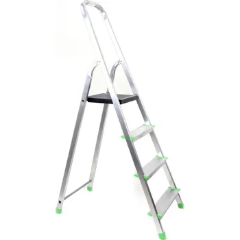 Žebřík Žebřík ALW 4-stupňový jednostranný s plast. plošinkou KLC