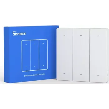 Centrální jednotka pro chytrou domácnost Sonoff SwitchMan R5 ovladač scén - bílý (SONOFF R5 SwitchMan Scene Controller)