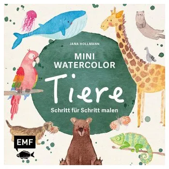 Encyklopedie Mini Watercolor - Tiere - Hollmann, Jana