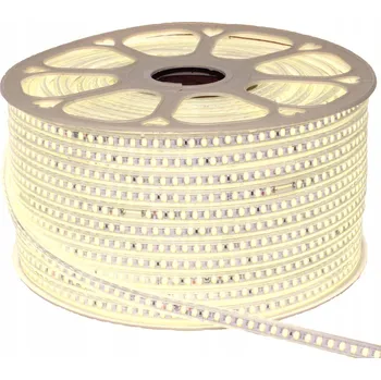 LED páska LED pásek 230V 4040 1M Vodotěsný Teplý Pás Hadice