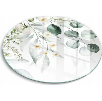 Obraz Kuchyňská deska z prémiové kolekce s dekorativním motivem: Akvarelové rostliny